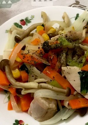 鶏肉と野菜炒め-レシピのメイン写真