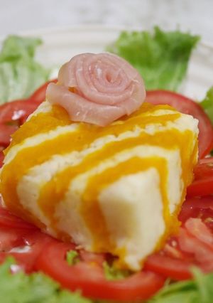 おもてなしにも☆ストライプサラダ-レシピのメイン写真