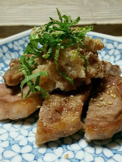 ポークソテーのおろし梅ソース-レシピのメイン写真