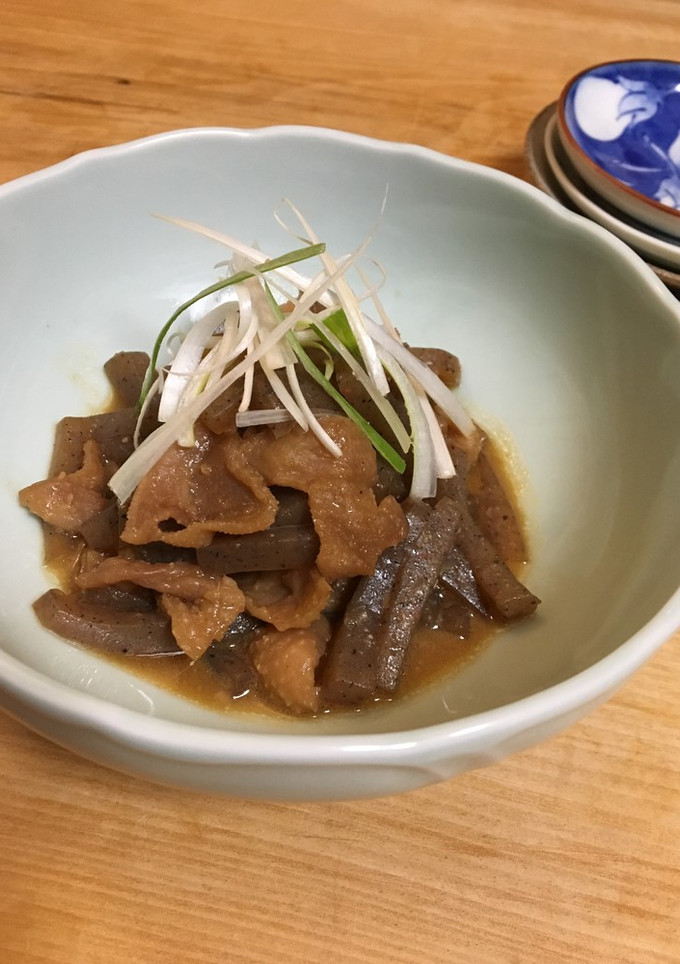 とり皮とこんにゃくのみそ煮-レシピのメイン写真