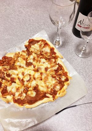クリスピーピザの生地-レシピのメイン写真