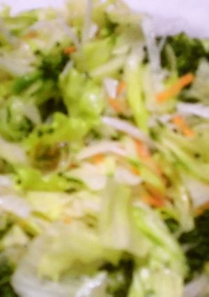 生野菜、じゃこトッピングサラダ-レシピのメイン写真