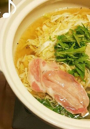 生姜鍋の豚しゃぶ♪千切り野菜たっぷり^^-レシピのメイン写真