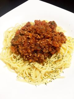 ミートソース フライパンで簡単ランチ-レシピのメイン写真