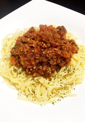 ミートソース フライパンで簡単ランチ-レシピのメイン写真