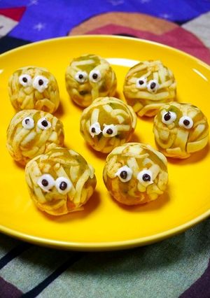 簡単！ハロウィンかぼちゃボール-レシピのメイン写真