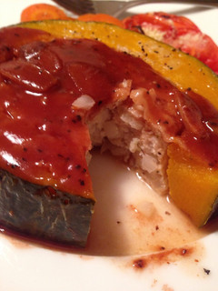かぼちゃの肉詰め-レシピのメイン写真