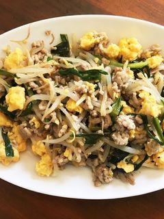 安くてすぐできるニラ玉中華炒め-レシピのメイン写真