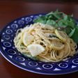 【10分で】豆乳でレモンクリームパスタ