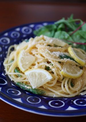 【10分で】豆乳でレモンクリームパスタ-レシピのメイン写真