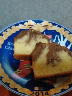 マーブルパウンドケーキ-レシピのメイン写真