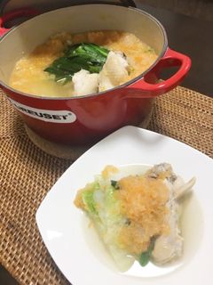 ダシが決め手!鳥手羽元のみぞれ鍋-レシピのメイン写真