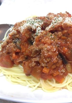 ミートスパゲティ-レシピのメイン写真
