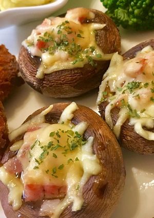 マッシュルームのガーリックチーズ焼き-レシピのメイン写真