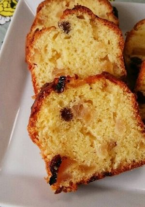 秋の味♪りんごとレーズンのパウンドケーキ-レシピのメイン写真