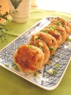 シャキもちっ!クルミ蓮根の照り焼き-レシピのメイン写真