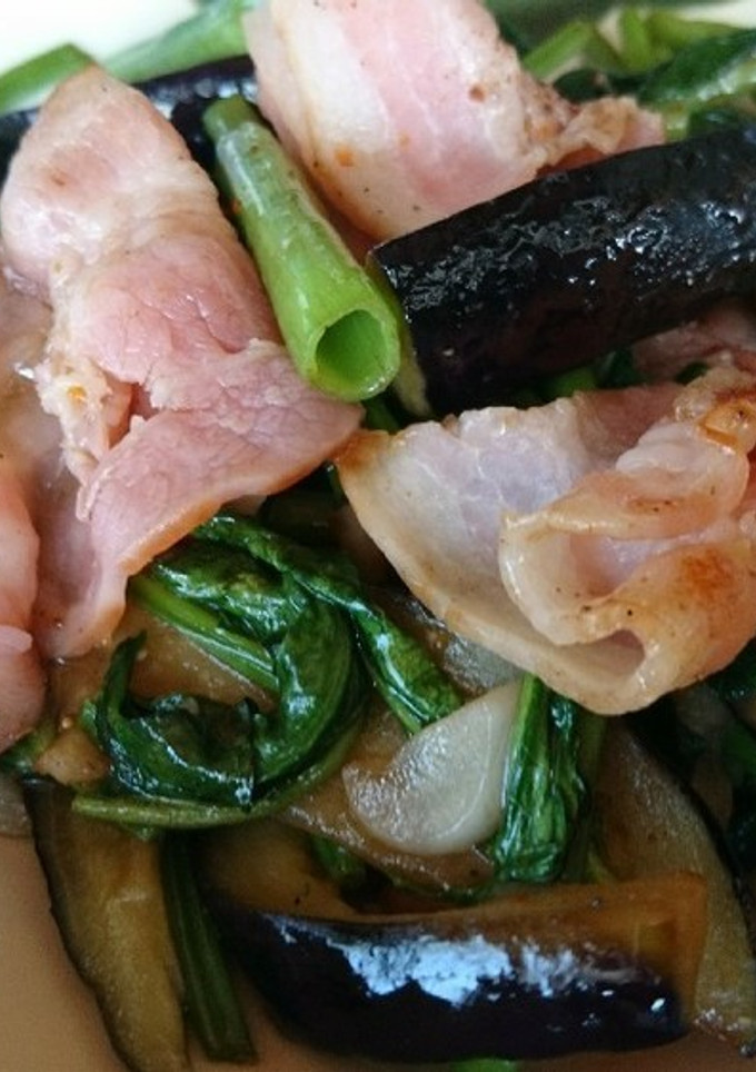 くうしんさいの炒め物-レシピのメイン写真
