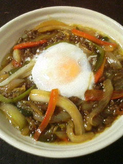 温玉のせ挽肉と野菜のあんかけ-レシピのメイン写真