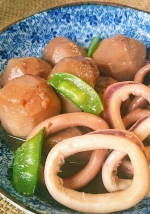 メープルシロップで☆イカと里芋の煮転がし-レシピのメイン写真