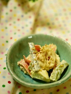ちくわといんげんのマヨ胡麻和え-レシピのメイン写真