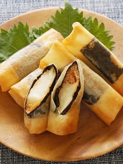 鏡開き♪明太いそべ餅春巻-レシピのメイン写真