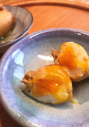 ９０秒★きんちゃく玉子-レシピのメイン写真
