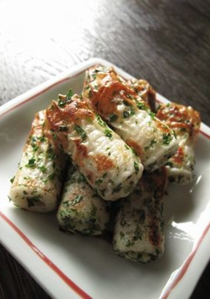 ちくわチーズの青のり焼き-レシピのメイン写真