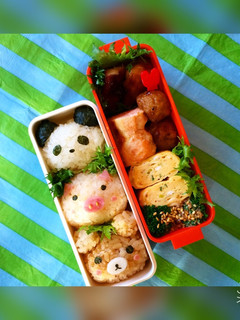 動物のおにぎり弁当-レシピのメイン写真