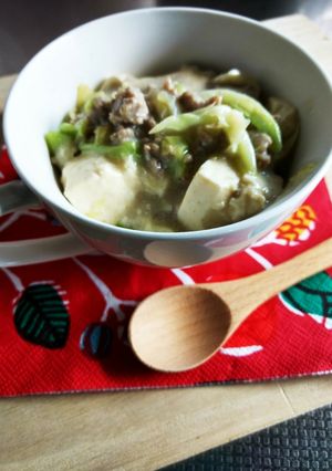 豆乳とキャベツで白い麻婆豆腐-レシピのメイン写真