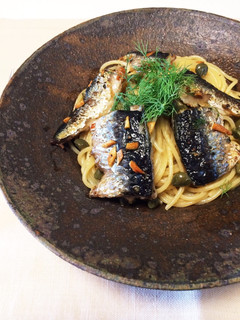 いわし(さんま)パスタ-レシピのメイン写真