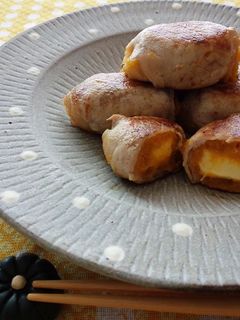 かぼちゃのチーズ肉巻き-レシピのメイン写真
