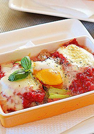 トマトソースと鯖の水煮の時短ココット風♪-レシピのメイン写真