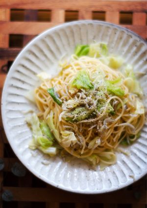 mたっぷりキャベツとしらすのパスタ-レシピのメイン写真