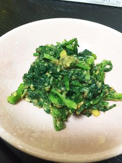 春菊の胡麻味噌和え*-レシピのメイン写真