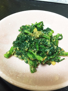 春菊の胡麻味噌和え*-レシピのメイン写真