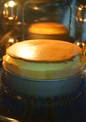 改良版しっとりふわふわスフレチーズケーキ-レシピのメイン写真