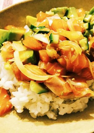 QC・ポキ丼-レシピのメイン写真