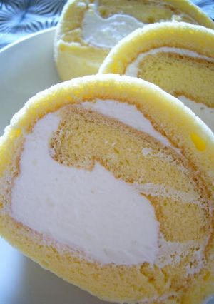 プレーンロールケーキ-レシピのメイン写真