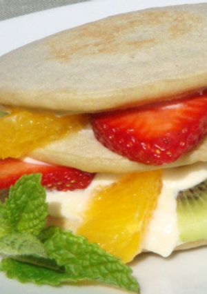 ヘルシーパンケーキ-レシピのメイン写真