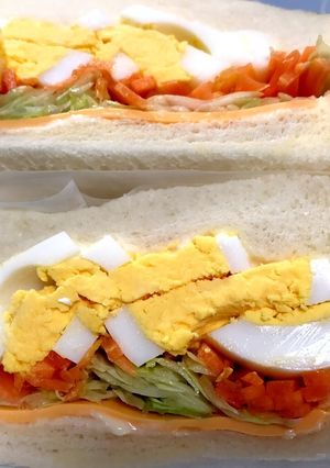 たまご野菜サンドイッチ-レシピのメイン写真