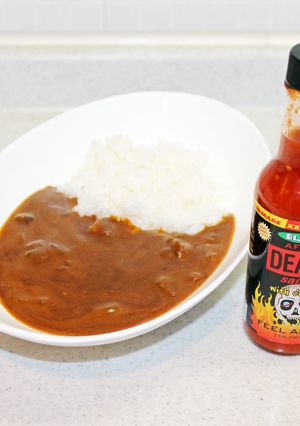 レトルトカレーが　激辛カレーに華麗に変身-レシピのメイン写真