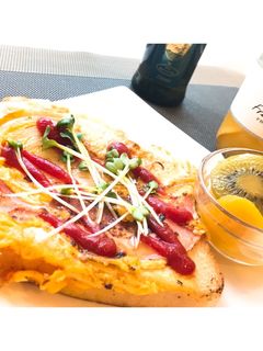 フライパンでベーコンエッグトースト-レシピのメイン写真