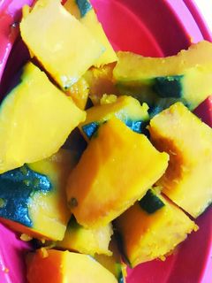 簡単☆レンジでかぼちゃのなんちゃって煮物-レシピのメイン写真