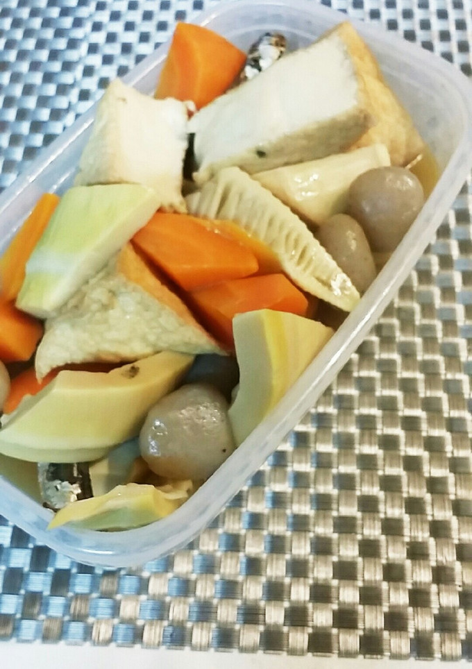 いりこで人参と厚揚げ、竹の子の煮物-レシピのメイン写真