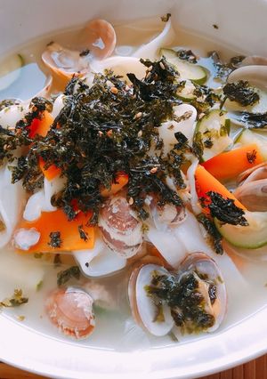 美味しい！あさりのカルグクス-レシピのメイン写真
