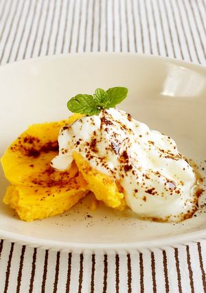 レンジで簡単！かぼちゃのまったりムース-レシピのメイン写真