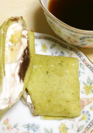 あんとホイップクリームの抹茶クレープ-レシピのメイン写真