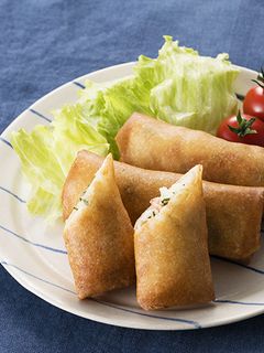 米油でパリッとはんぺん春巻き-レシピのメイン写真