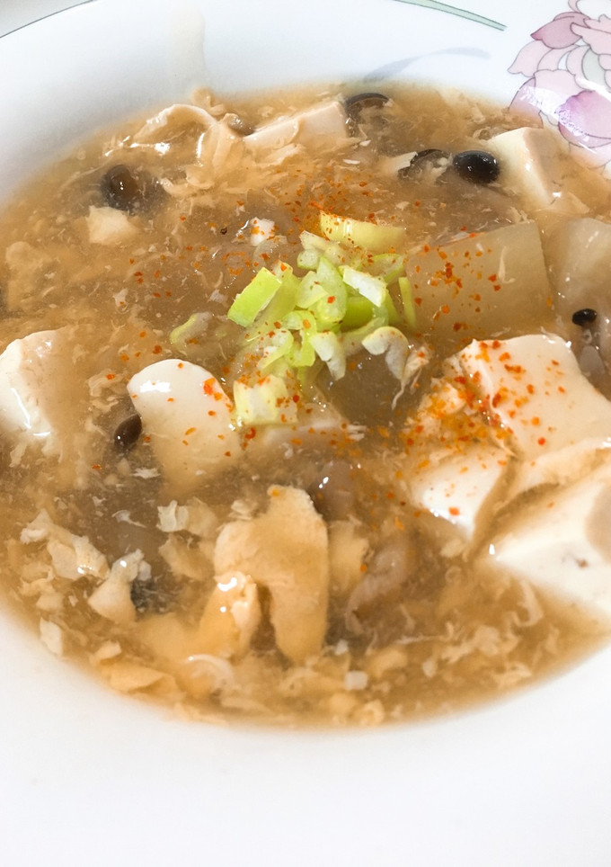 あったか〜♡冬瓜と豆腐のとろとろスープ-レシピのメイン写真