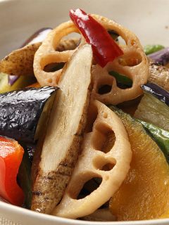 野菜の揚げ浸し-レシピのメイン写真